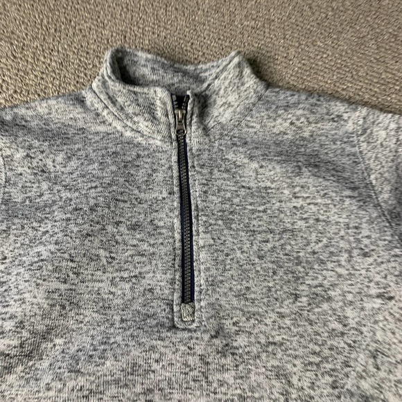 Crown & Ivy Boys Sweater Size XL‎ Heather Gray 1/4 Zip Long Sleeves Pullover - Picture 2 of 11